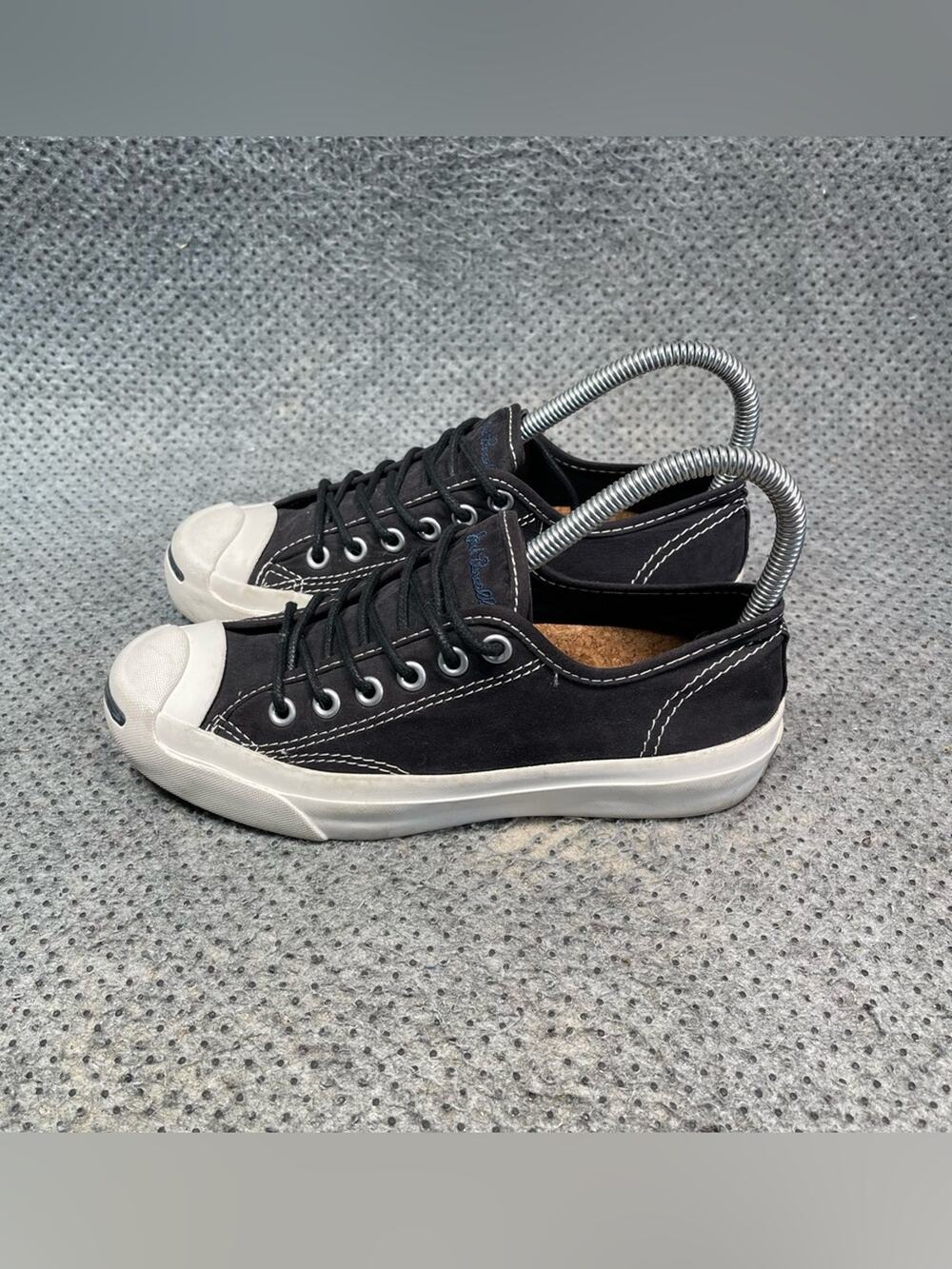 Converse Jack Purcell Black Canvas Shoes Size 5 Women’s